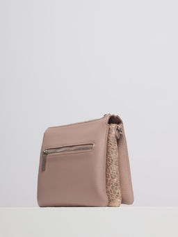 Женская кожаная сумка Richet 2766LN 757389 Пудра  фото 2