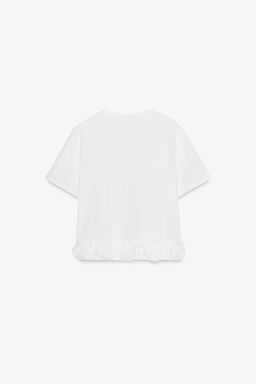 3D ROSE T-SHIRT - Zara фото 6