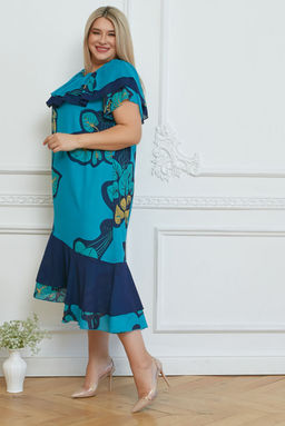 Платье Luxury Moda 1267 бирюзовый