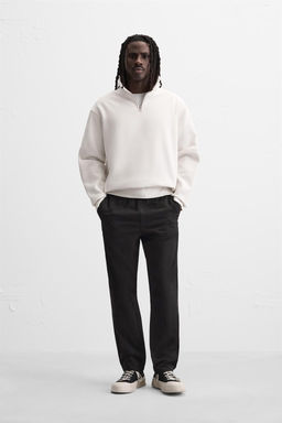 WASHED JOGGER WAIST TROUSERS - Zara фото 18