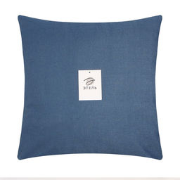 Наволочка декоративная Этель рогожка 45*45 см синий, 100% п/э  фото 6