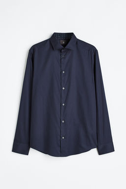 Camisa en algodon premium Slim Fit