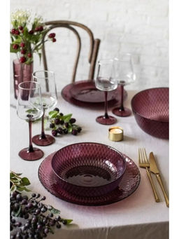 Тарелка суповая ИДИЛЛИЯ ЛИЛАК 18см арт.Q1309 /Люминарк/