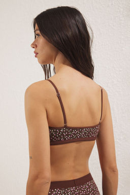 TRENDYOLMILLA Cok Renkli 2li Paket Pamuklu Cicekli Balensiz Kaps?z Bralette Orme Sutyen THMSS25SU00028  фото 15