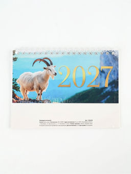 Цена за 2 шт. Календарь 2027, настольный домик фотореал 16×10.5 см