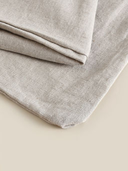 Пододеяльник 1.5-спальный SL Home Linen collection, 150220 см, серый, полулён - Sima-land home фото 6