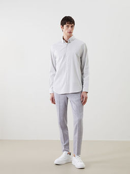 Regular Fit Uzun Kollu ?izgili Erkek G?mlek