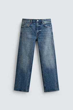 JEANS STRAIGHT FIT AARON LEVINE X ZARA / Azul medio  фото 8