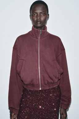 WASHED FLEECE JACKET - Zara фото 2