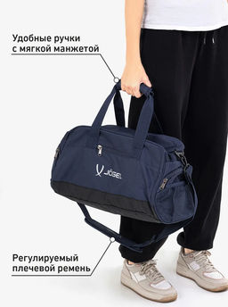 Сумка спортивная JOGEL DIVISION Small Bag, темно-синий  фото 11