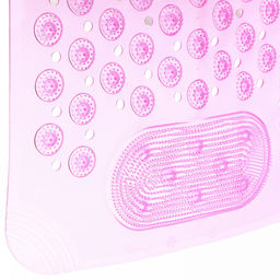 Коврик в ванну Селфи 70х35 ПВХ Бэтти розовый