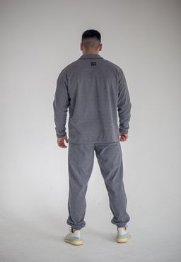 флис вельвет, Костюм с рубашкой, серый - Knitka wear фото 6