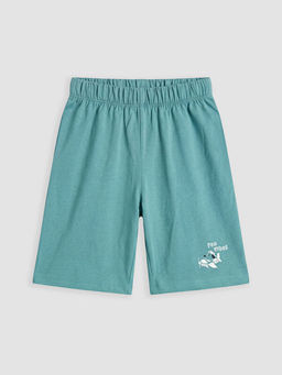 Bask?l? Erkek ?ocuk Pijama Alt?