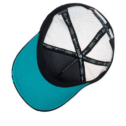 Бейсболка DJINNS арт. HFT Funksobrother (черный / голубой)