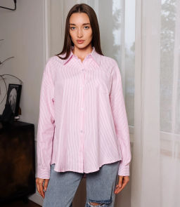 Рубашка #КТ608 (9), розовый