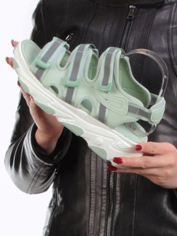 08-PED92-2 GREEN Босоножки (натуральная кожа, стелька натуральная кожа) - Фабричный китай фото 2