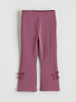 Fiyonk Detayl? ?spanyol Pa?a K?z ?ocuk Tayt 2li