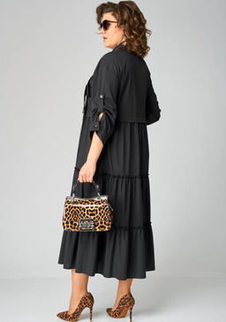 Платье EVA GRANT 7176В черный