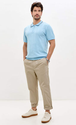 Поло Primm P611-1534 голубой хлопок с полиэстером  фото 4