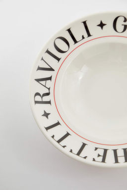 Bask?l? Tekli Porselen Makarna Tabag? TPHAW26KSE00001 - Trendyolmilla фото 4