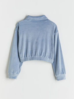 Kadife K?z ?ocuk Sweatshirt ve Tayt