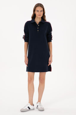 Kad_n Lacivert _rme Elbise