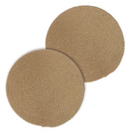 VAL OR12-PM-30S2 Плейсмат, джут, D30 см, набор 2 шт., ORIGINAL, шт