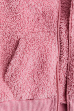 Chaqueta de borreguito con capucha y cremallera - H&m фото 5