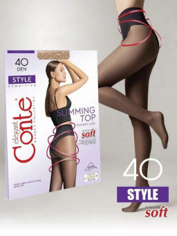 Колготки корректирующие CONTE STYLE 40 mocca