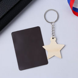 Цена за 2 шт. Магнит и брелок на 23 Февраля Защитнику, подарочный набор : 2 предмета - Сима-ленд фото 3