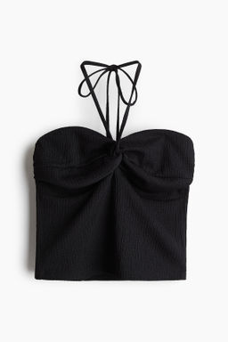 Top halter corto