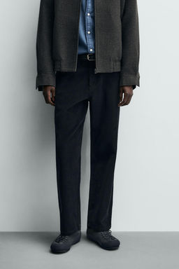 STRAIGHT-LEG CORDUROY TROUSERS - Zara фото 19