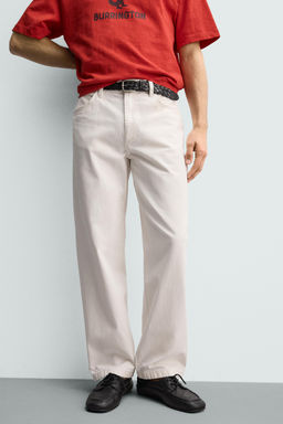 JEANS RELAXED FIT / Blanco - Zara фото 5