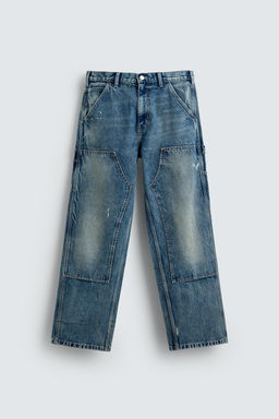 FADED CARPENTER JEANS - Zara фото 7