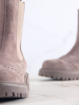 Челси 360.P.taskanaka.Капучино замша/шерсть