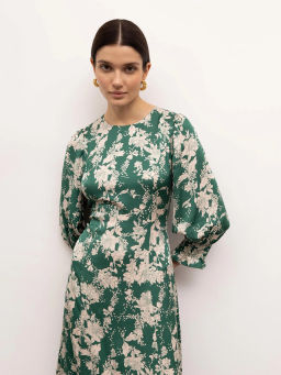 Платье с цветочным принтом - Emka фото 3