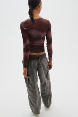 Baggy Low Cargo Jeans - H&m фото 5