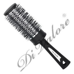 Di Valore 301-011#45 Расческа круглая термич. для укладки, ЧЕРНАЯ 23,5см Д45мм