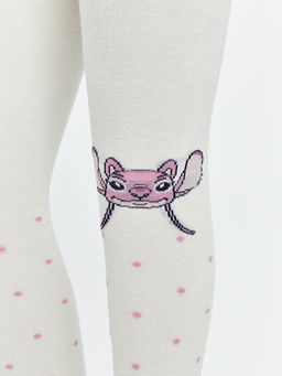 Stitch Desenli K?z ?ocuk K?lotlu ?orap