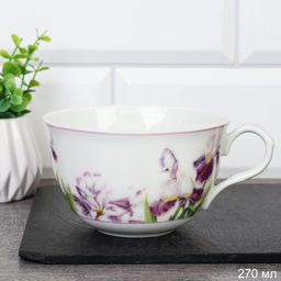 Кружка 270 мл / LY-1205 /уп 18/72/ Ирисы