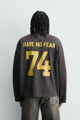 NUMBER PRINT T-SHIRT - Zara фото 3