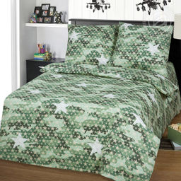 Детское белье - Бязь Милитари 1,5-спальный (молния)