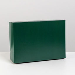 Цена за 2 шт. Коробка подарочная складная, упаковка, «Изумрудная», 21×15×7 см