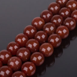 Бусины для рукоделия из Сердолика (32 бусины) 38 см