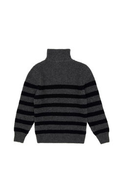 Меланжевый свитер антрацитового цвета для мальчика Неожиданная скидка в корзине - U.s. polo assn фото 2