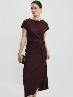 Юбка-трапеция с люрексом / Zarina