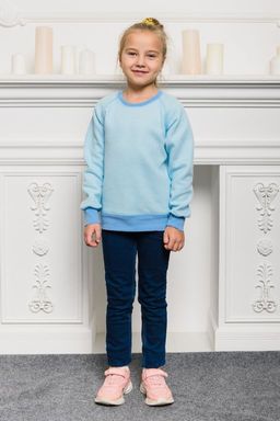 Свитшот детский из капитония голубой - Амадэль фото 4
