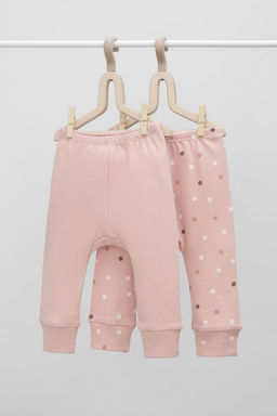 Crockid _ К 4718-2уп/дымчатая роза,цв.шарики брюки для дев