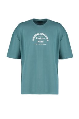 TRENDYOL MAN Oversize/Genis Kesim Bisiklet Yaka K?sa Kol Yaz? Bask?l? Pamuklu Kal?n T-Shirt TMNSS23TS00083 - Trendyolmilla фото 8