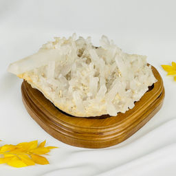 Друза Горного Хрусталя на подставке - Радуга самоцветов фото 2